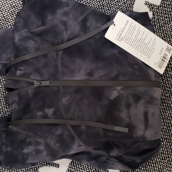 Lulu Align HR Pant 25" & Hooded Define Jacket - Nulu Diamond Dye Graphite Grey - Picture 5 of 10